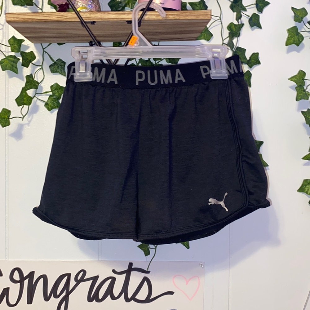 black shorts